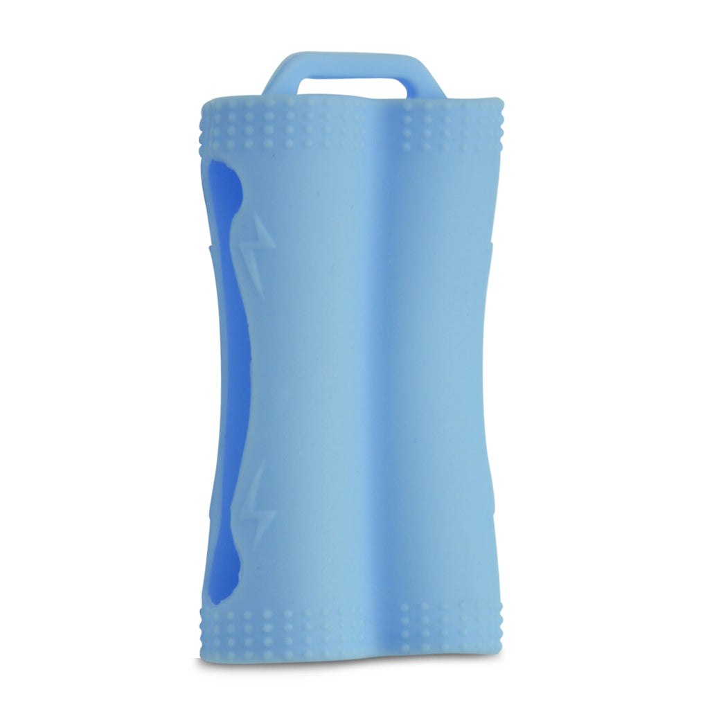 18650 Battery Silicone Case (2x) - Light Blue