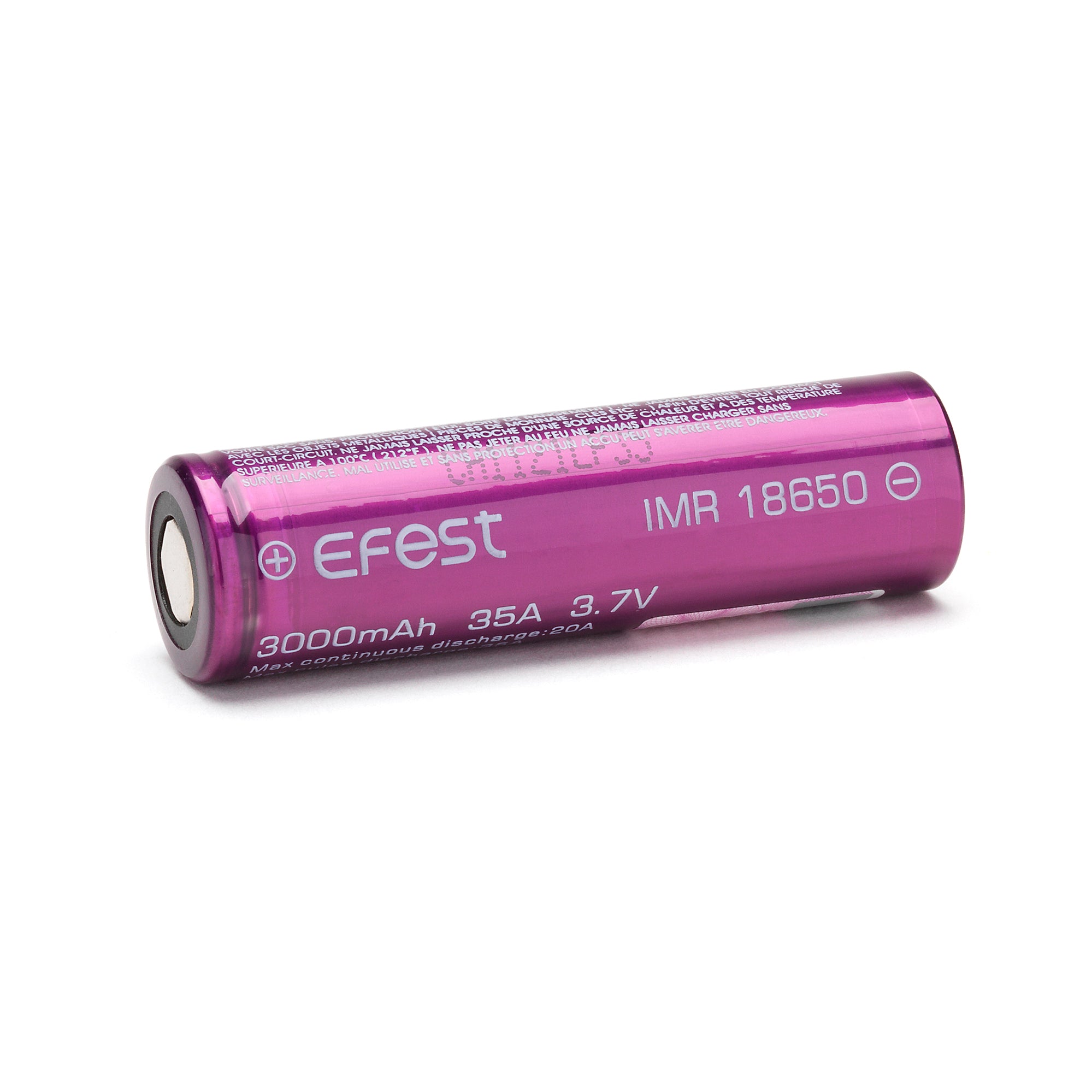新品 6本セット Efest 18650 3000mah 35A フラットトップ リチウムマンガンバッテリー 正規品 vape  Efest 18650 3000mAh 20A Battery