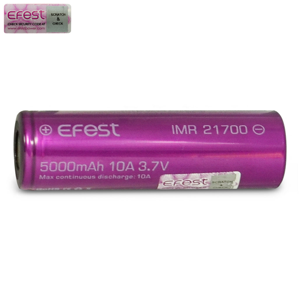 Efest 21700 5000mAh 10A Battery Efest 21700 5000mAh 10A Battery