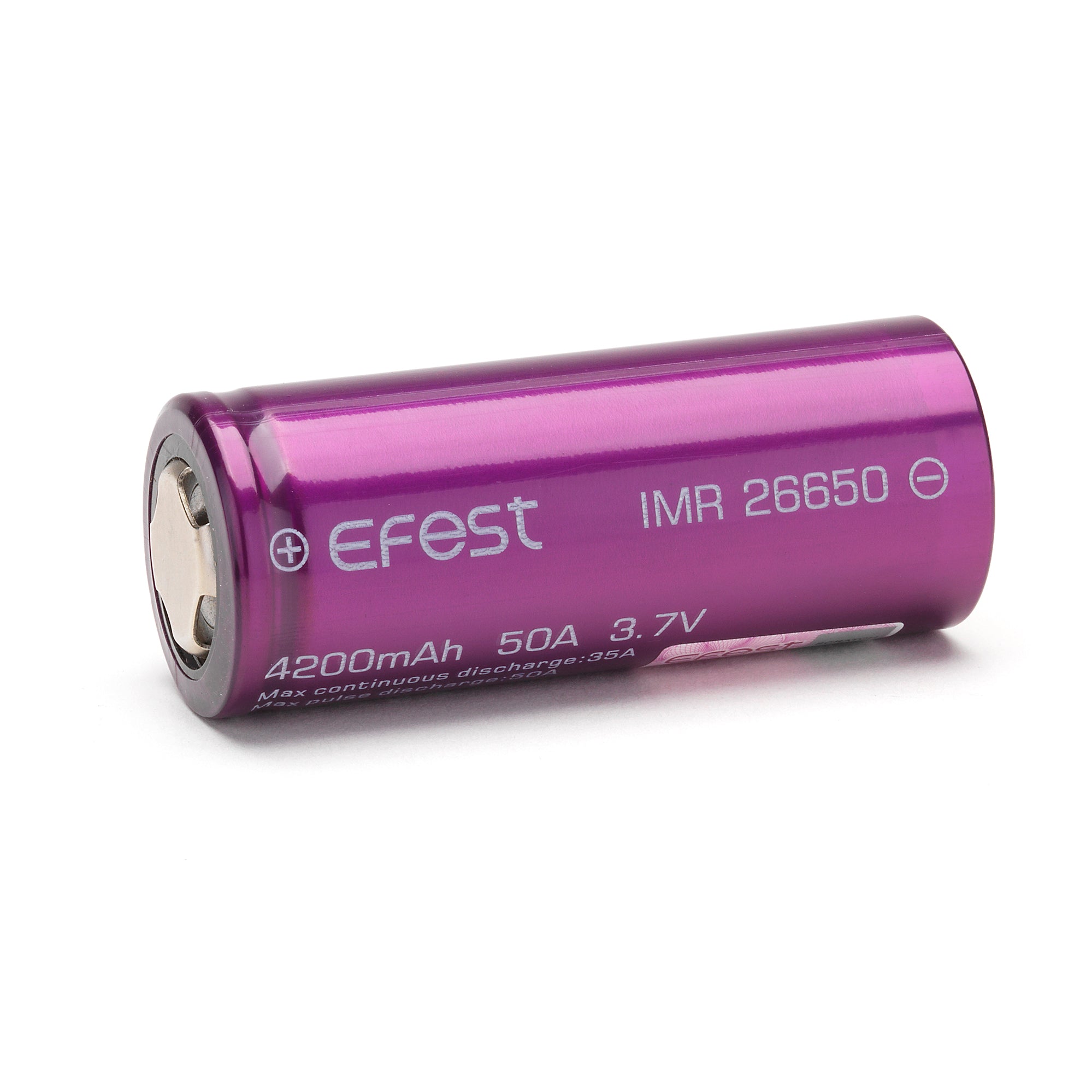 Efest IMR 26650 4200mAh Flat Top Lithium-Ion Battery Efest IMR 26650 4200mAh Flat Top Lithium-Ion Battery