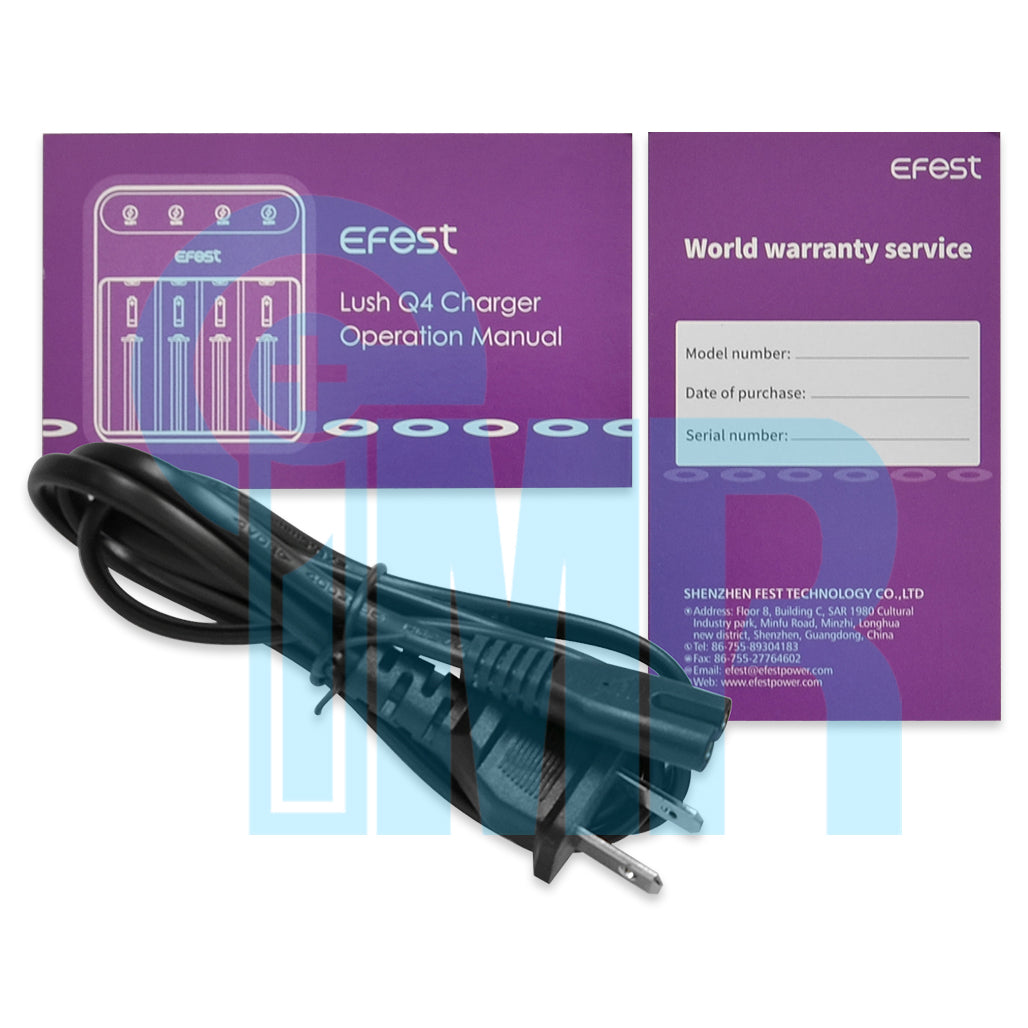 Efest LUSH Q4 4 Channel Battery Charger