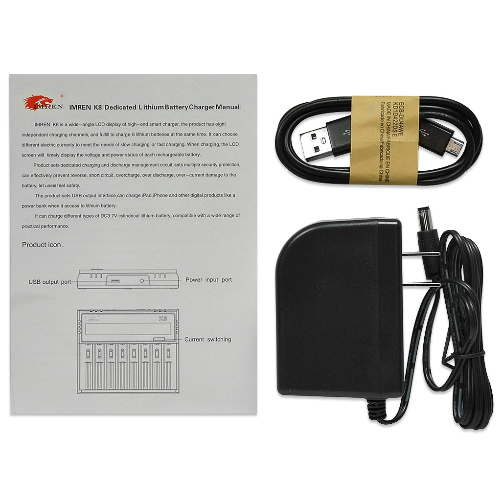 IMREN K8 8 Channel Battery Charger