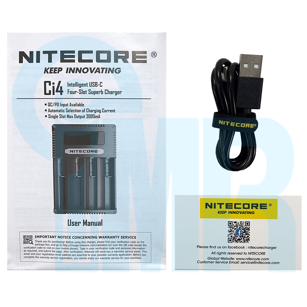 Nitecore Ci4 Intelligent USB-C Four-Slot Battery Charger