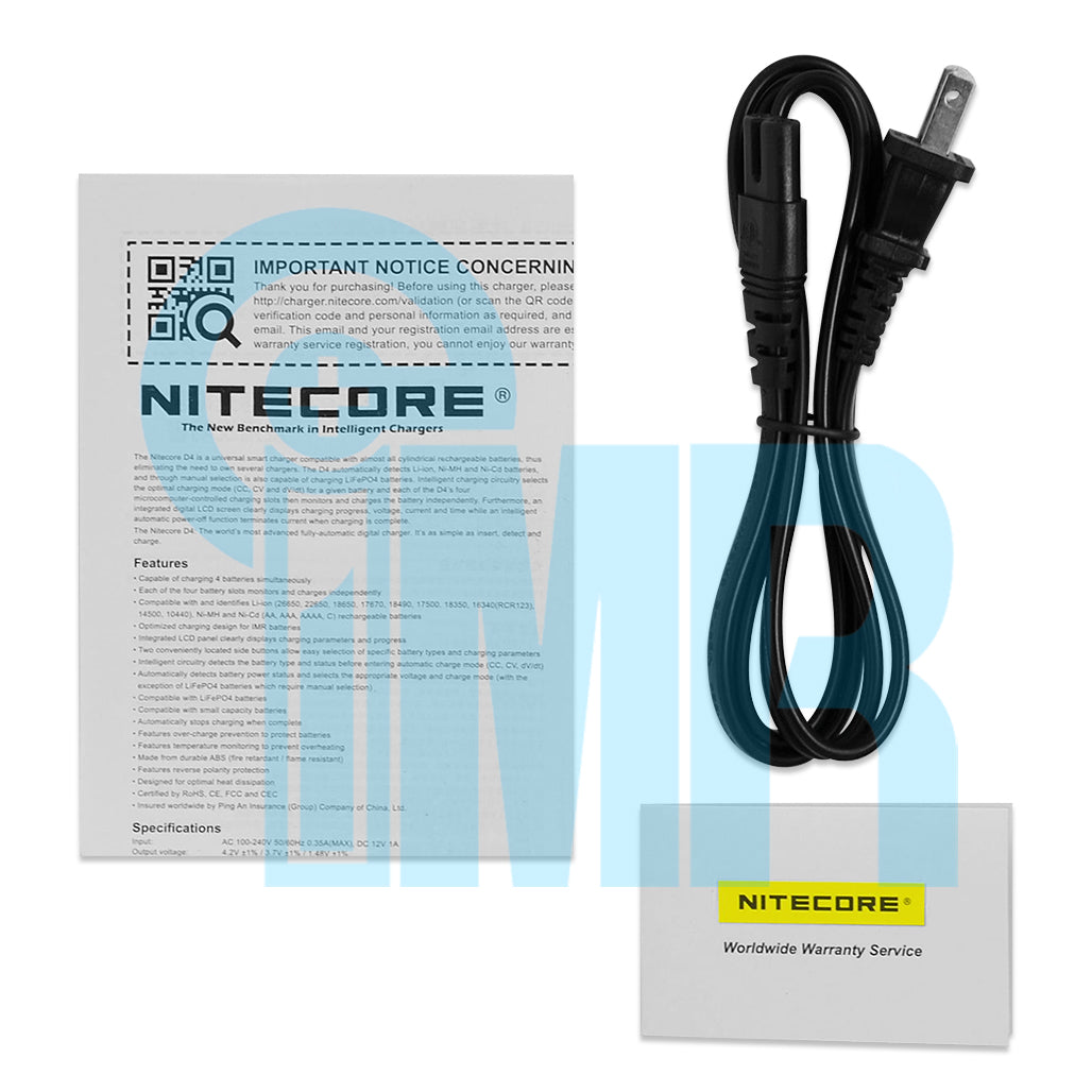 Nitecore D4 4 Channel Digital Battery Charger