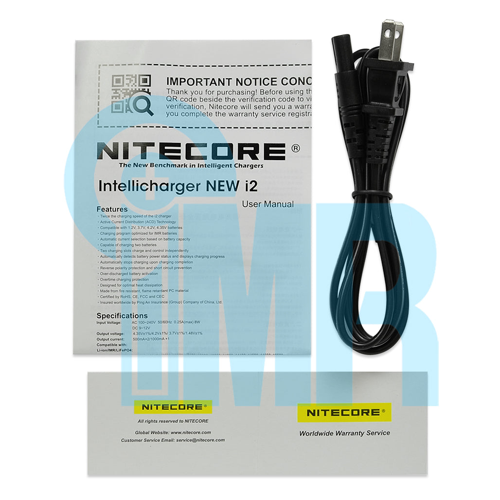 Nitecore i2 2 Channel Battery Charger