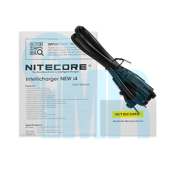 Nitecore i4 4 Channel Battery Charger