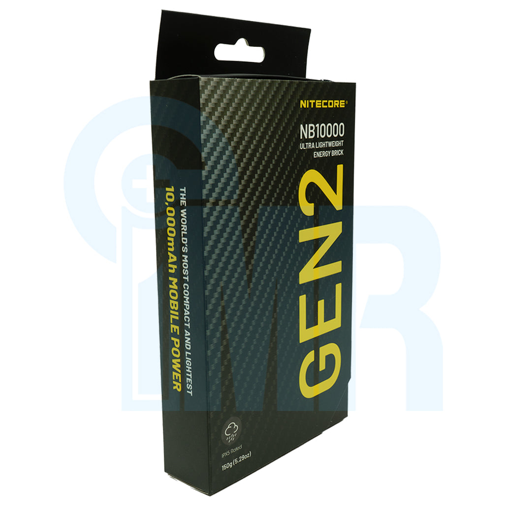 Nitecore NB10000 Gen 2 Ultra Lightweight Power Bank - 10,000mAh