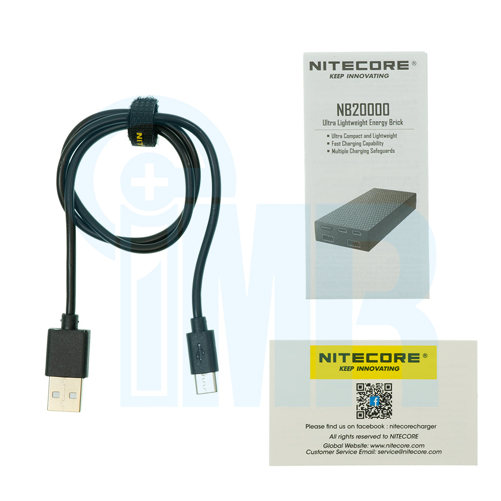Nitecore NB20000 Ultra Lightweight Power Bank - 20,000mAh