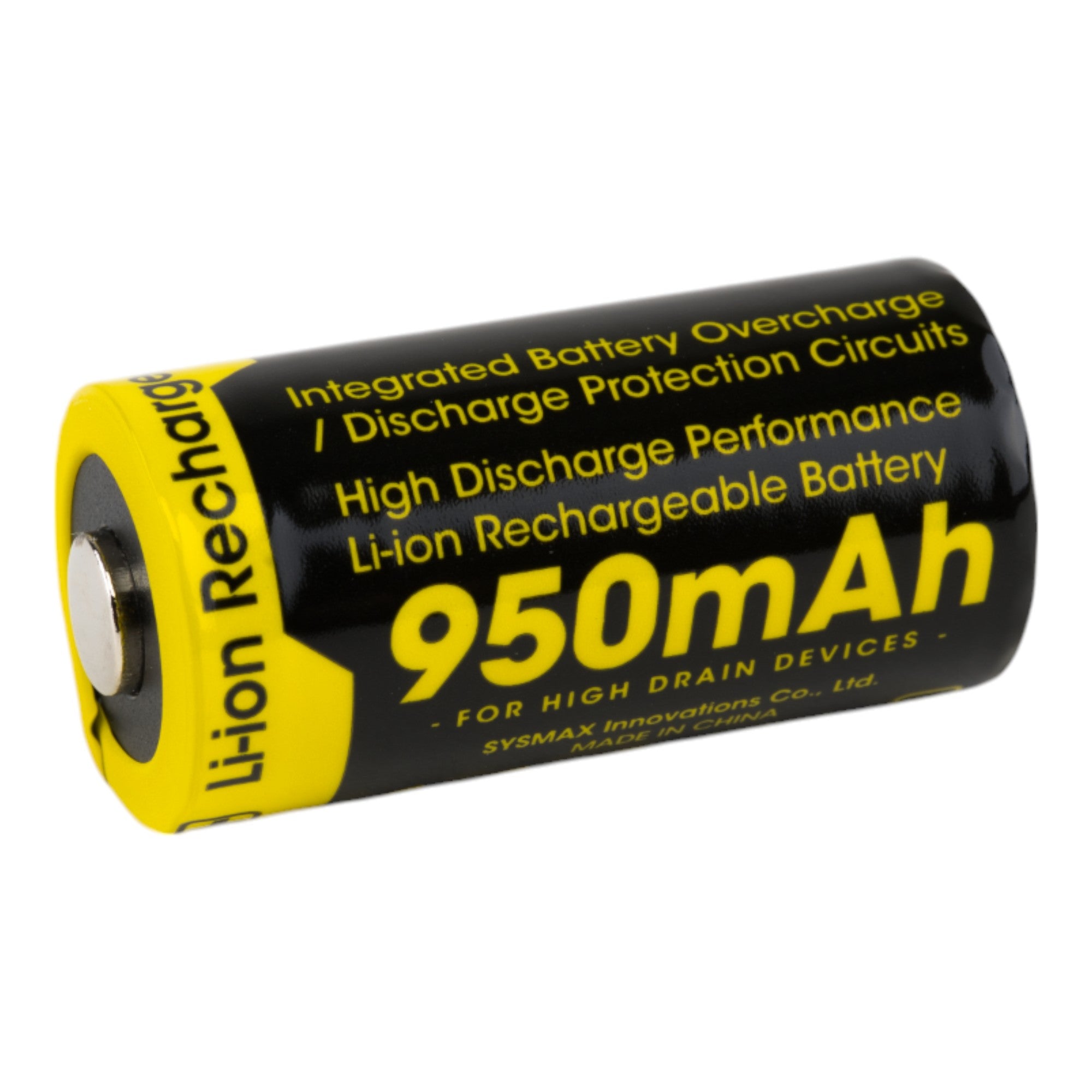 vape batteries 16340 Nitecore NL169 950mAh Rechargeable 16340 Li-Ion Battery