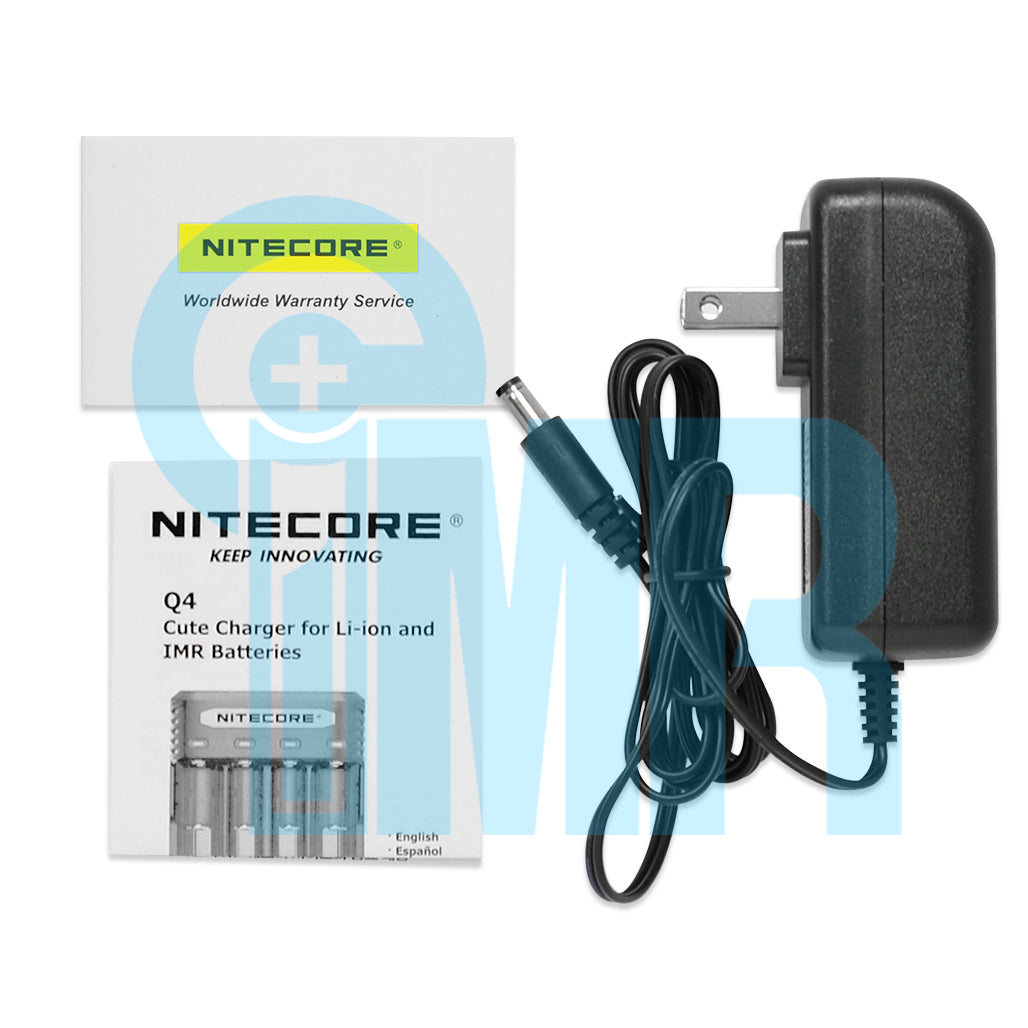 Nitecore Q4 4 Channel Battery Charger - Yellow