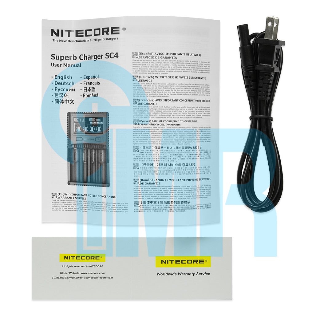 Nitecore SC4 4 Channel Battery Charger