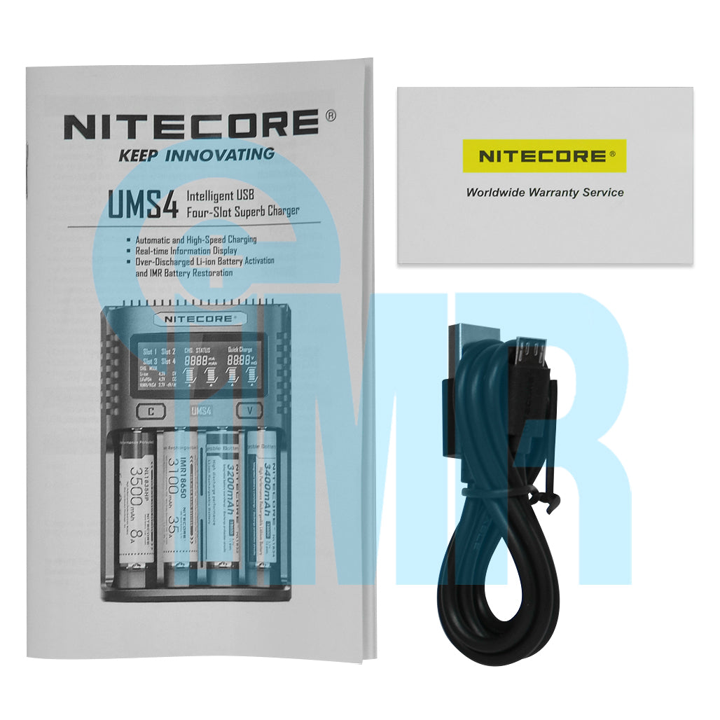 Nitecore UMS4 4 Channel Digital Battery Charger