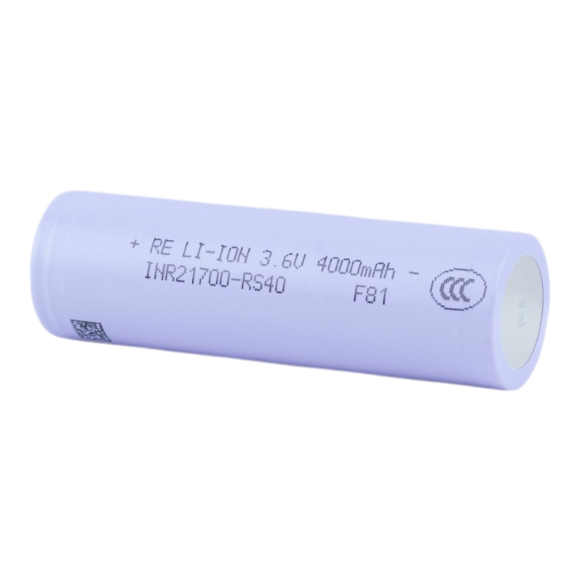 Reliance RS40 21700 4000mAh 70A Tabless Battery