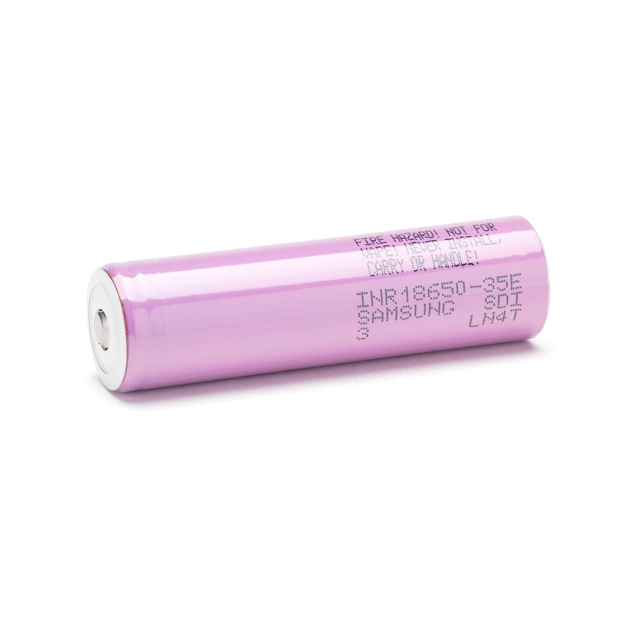 Samsung 35E 18650 3500mAh 8A Battery - Button Top Samsung 35E 18650 3500mAh 8A Battery - Button Top