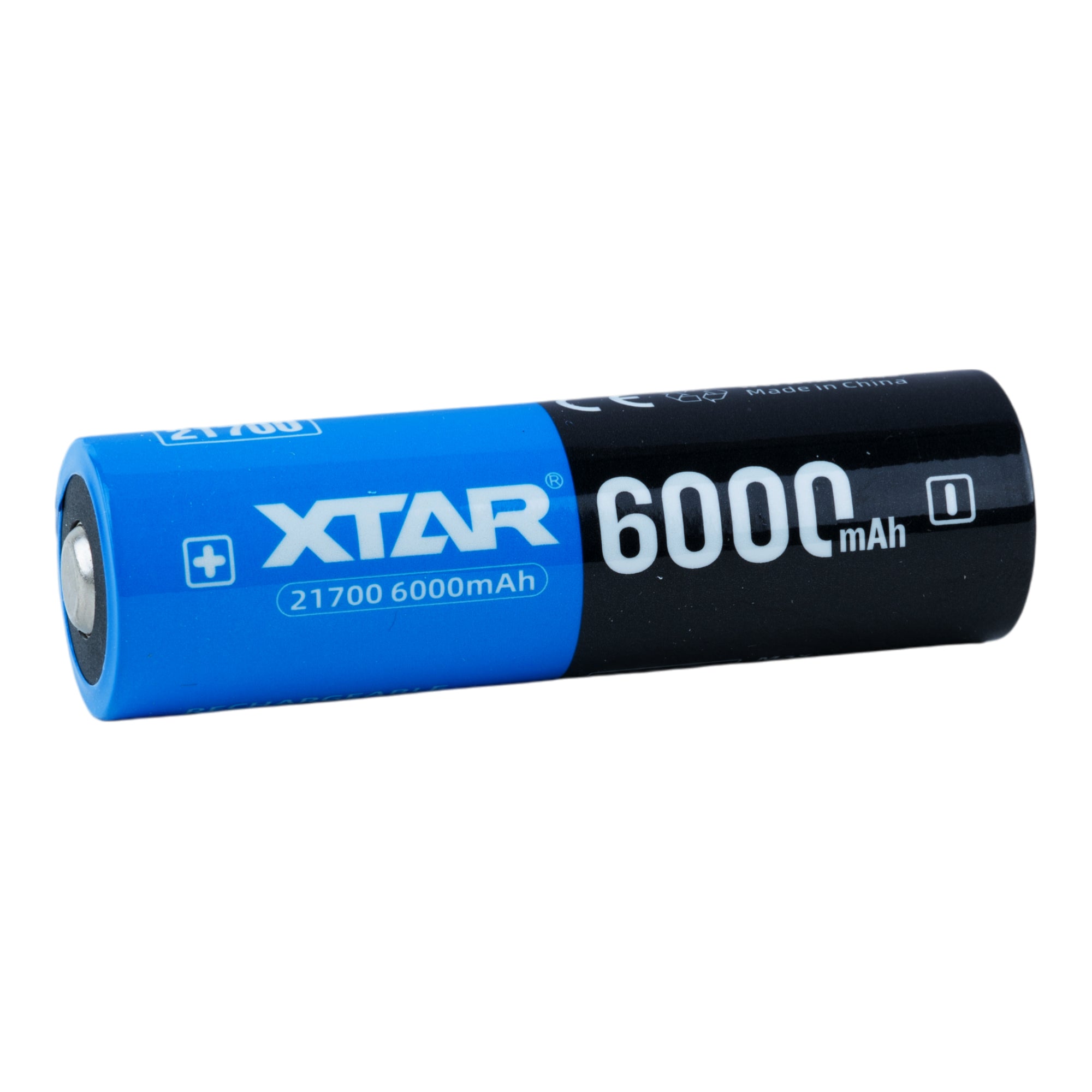 XTAR 3.6V 21700 6000mAh 10A Li-ion Rechargeable Cell
