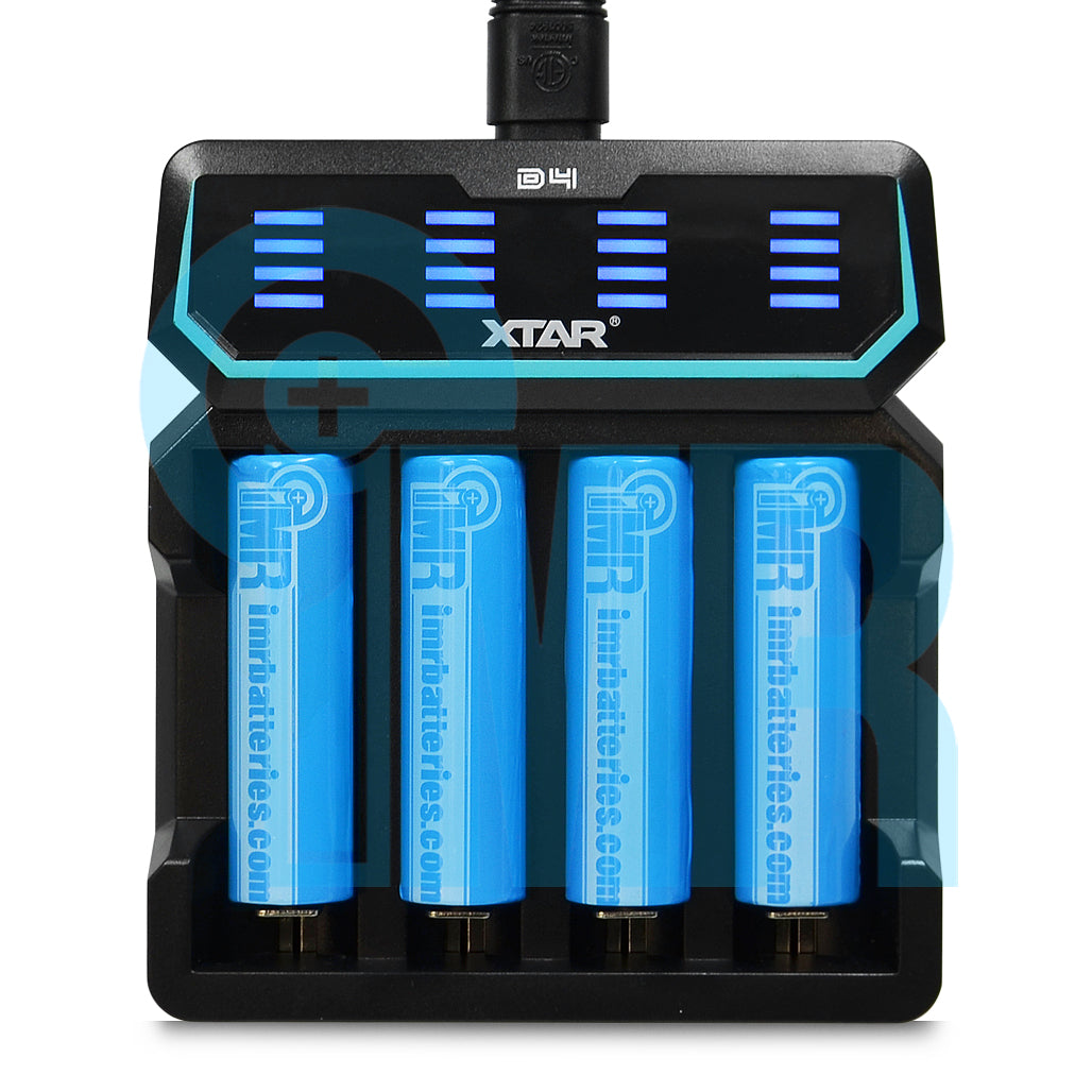 XTAR D4 4 Channel Digital Battery Charger
