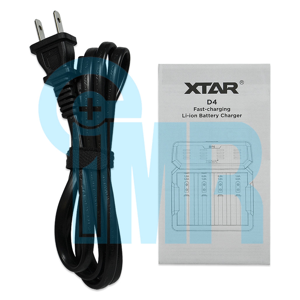 XTAR D4 4 Channel Digital Battery Charger