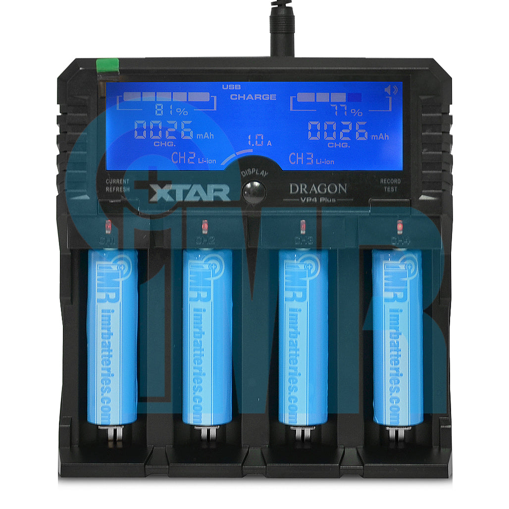 XTAR DRAGON VP4 Plus 4 Channel Digital Battery Charger