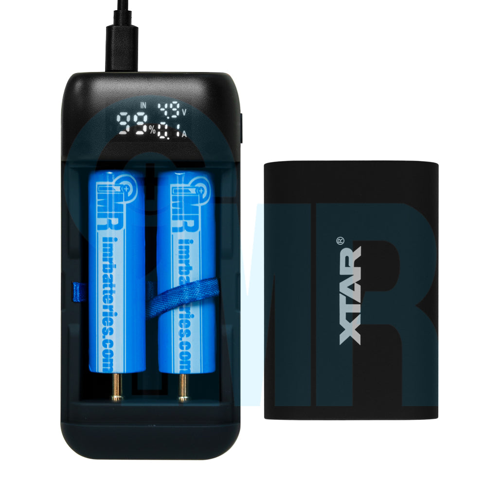 XTAR PB2SL Portable Power Bank Charger - Black