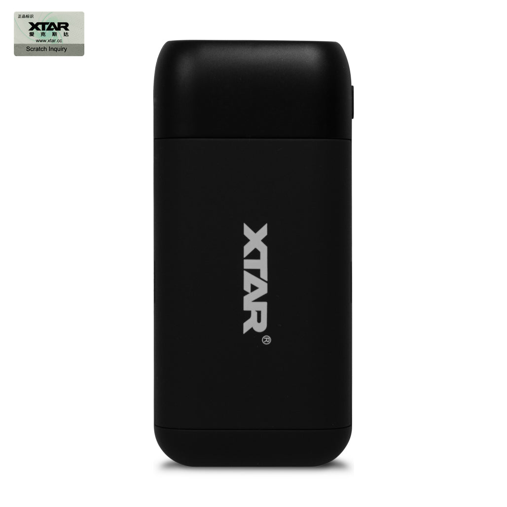 XTAR PB2SL Portable Power Bank Charger - Black