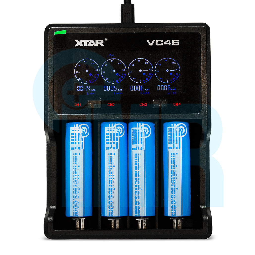 XTAR VC4S 4 Channel Digital Battery Charger
