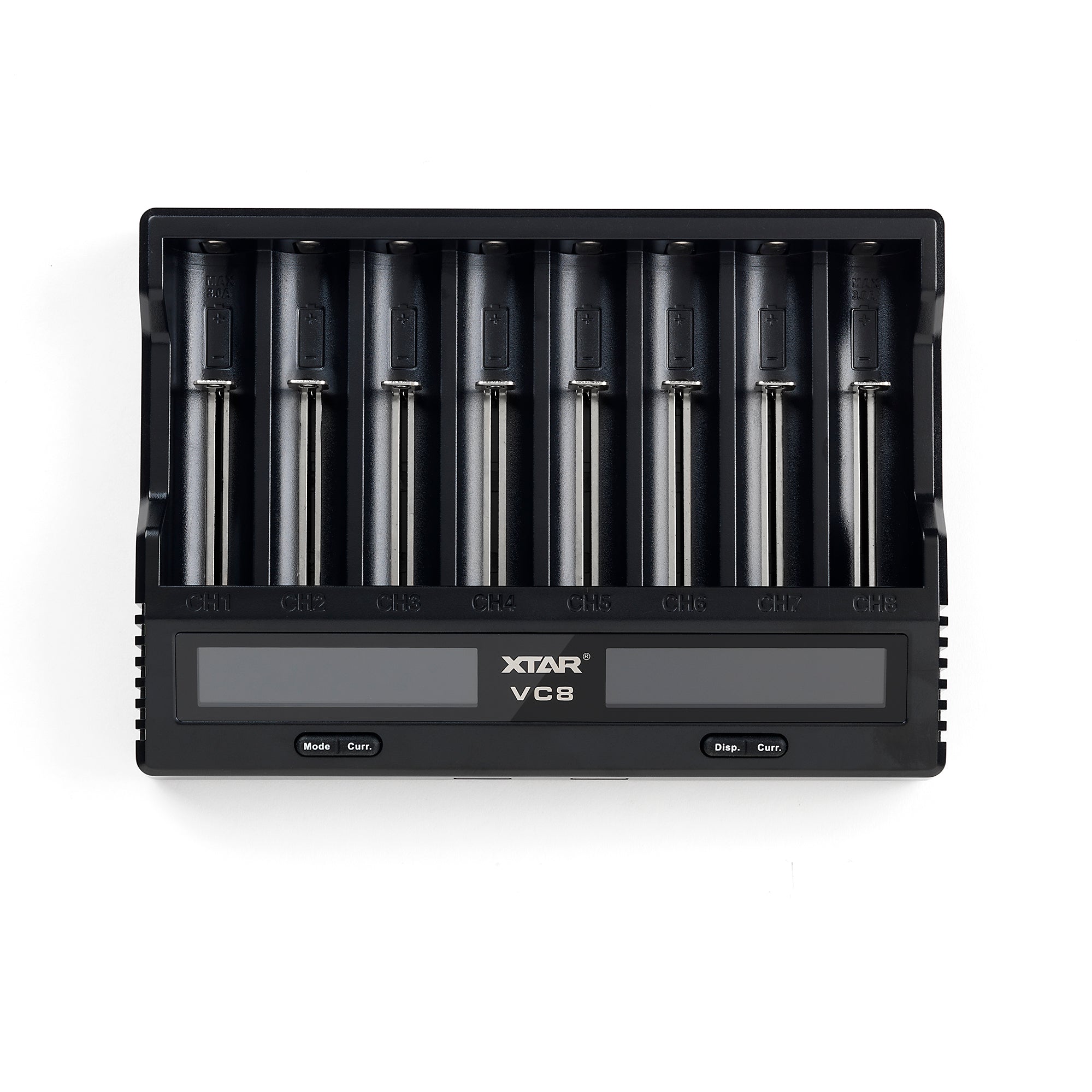 XTAR VC8 Smart Digital 8 Slot Battery Charger