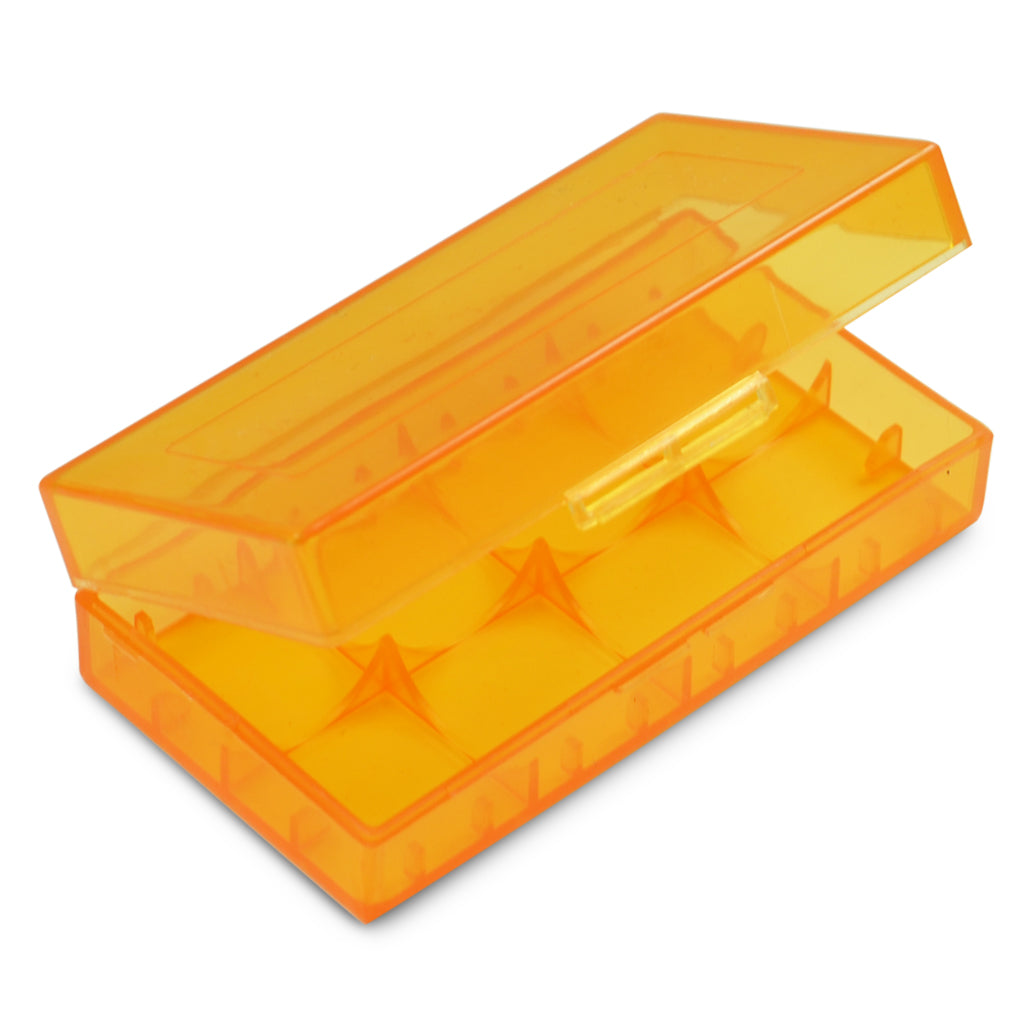 18650 Battery Case (2 Cells) - Orange