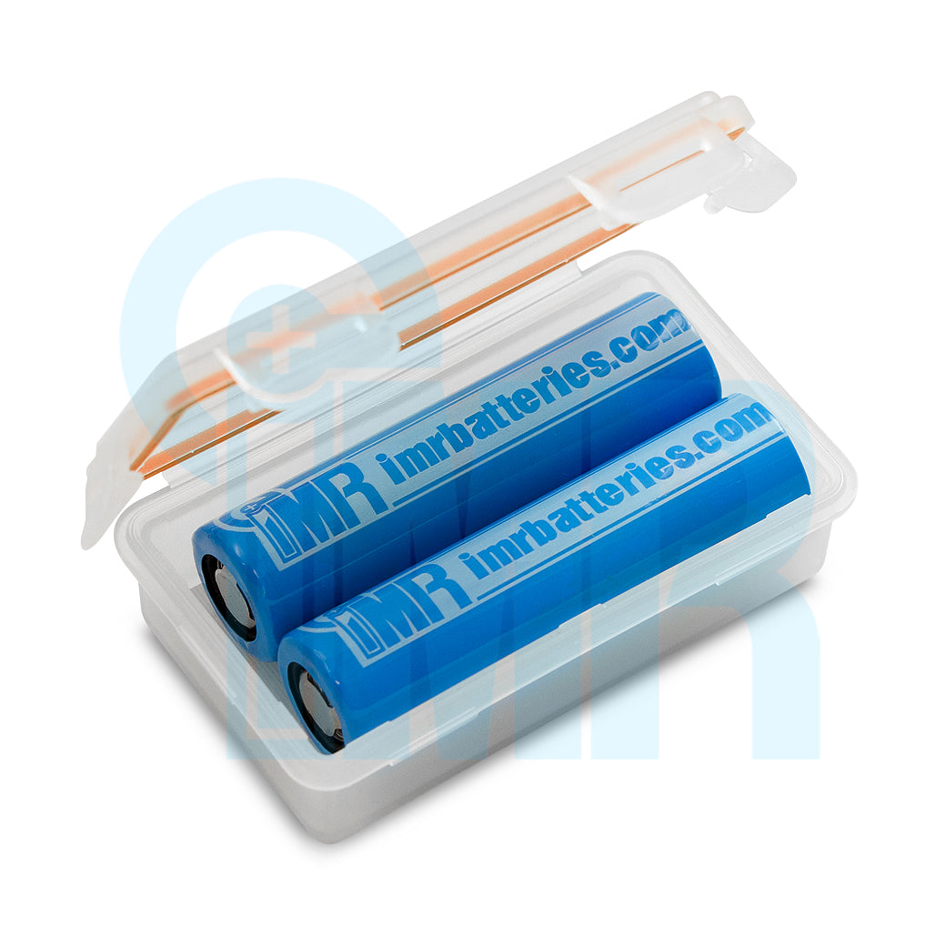 Waterproof 18650 Battery Case (2 Cells) - Clear