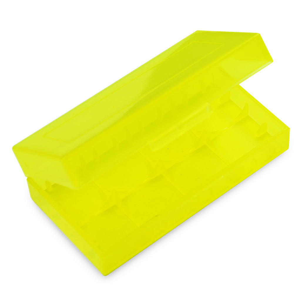 18650 Battery Case (2 Cells) - Yellow