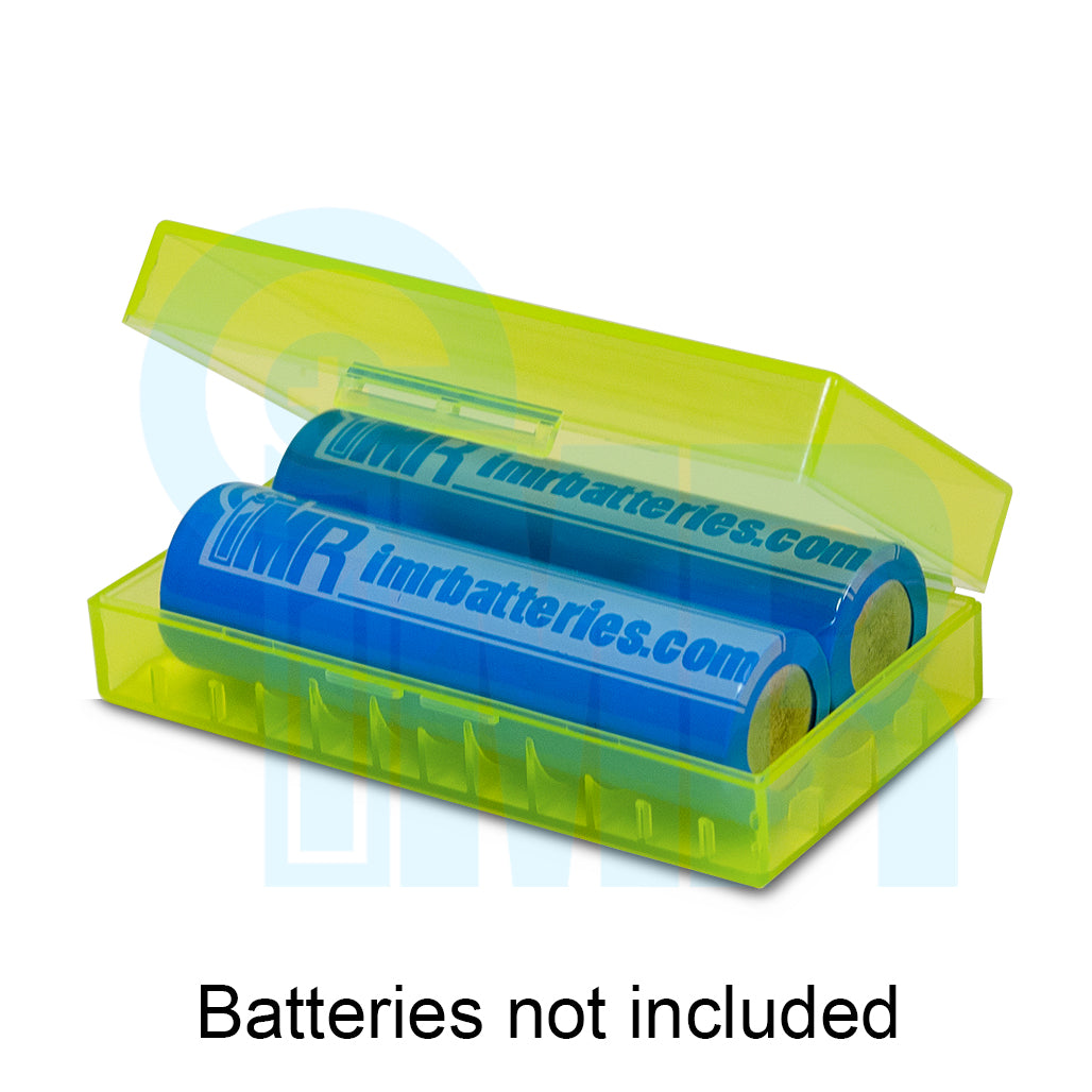 18650 Battery Case (2 Cells) - Yellow