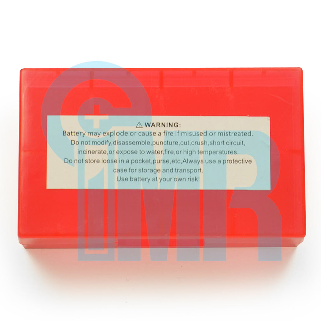 20700 / 21700 Battery Case (2 Cells) - Red