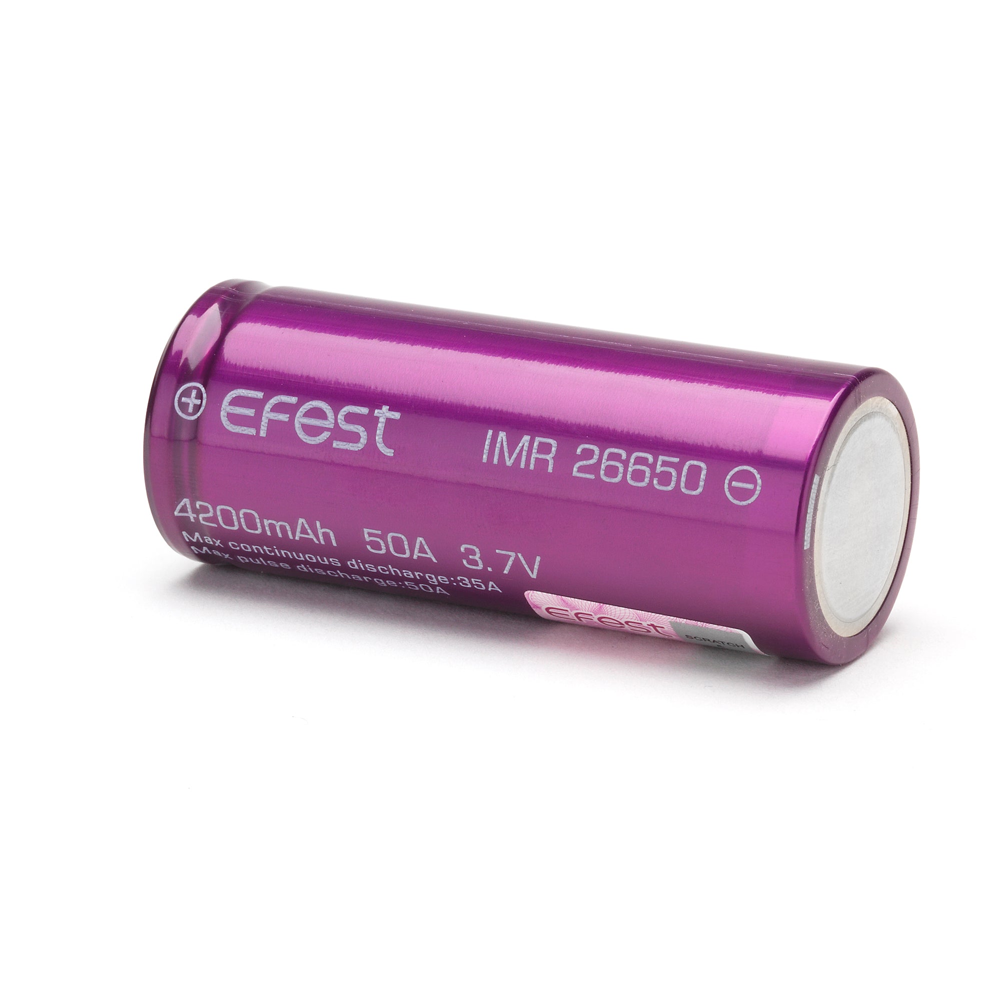 Efest IMR 26650 4200mAh Flat Top Lithium-Ion Battery