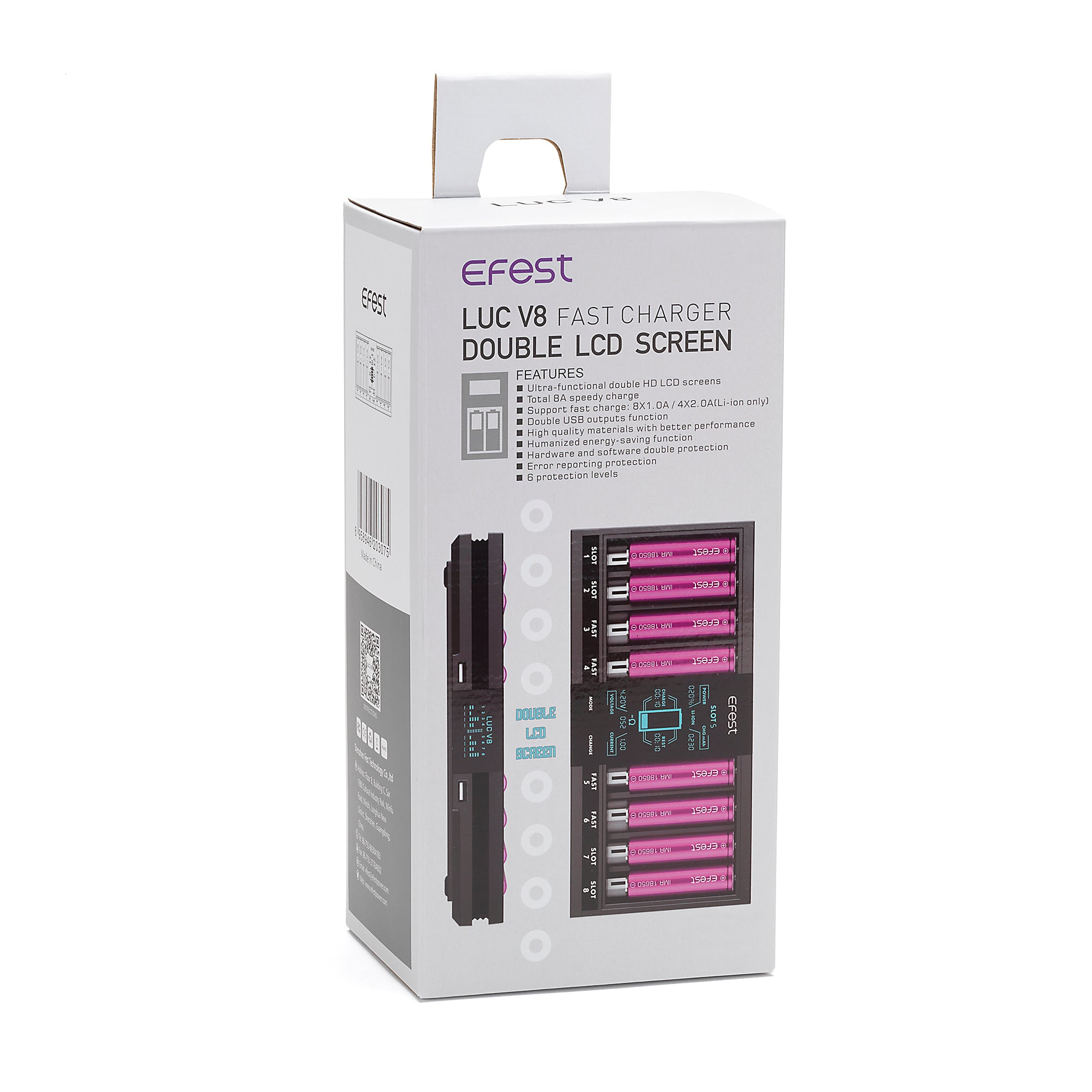 Efest LUC V8 8 Channel Battery Charger