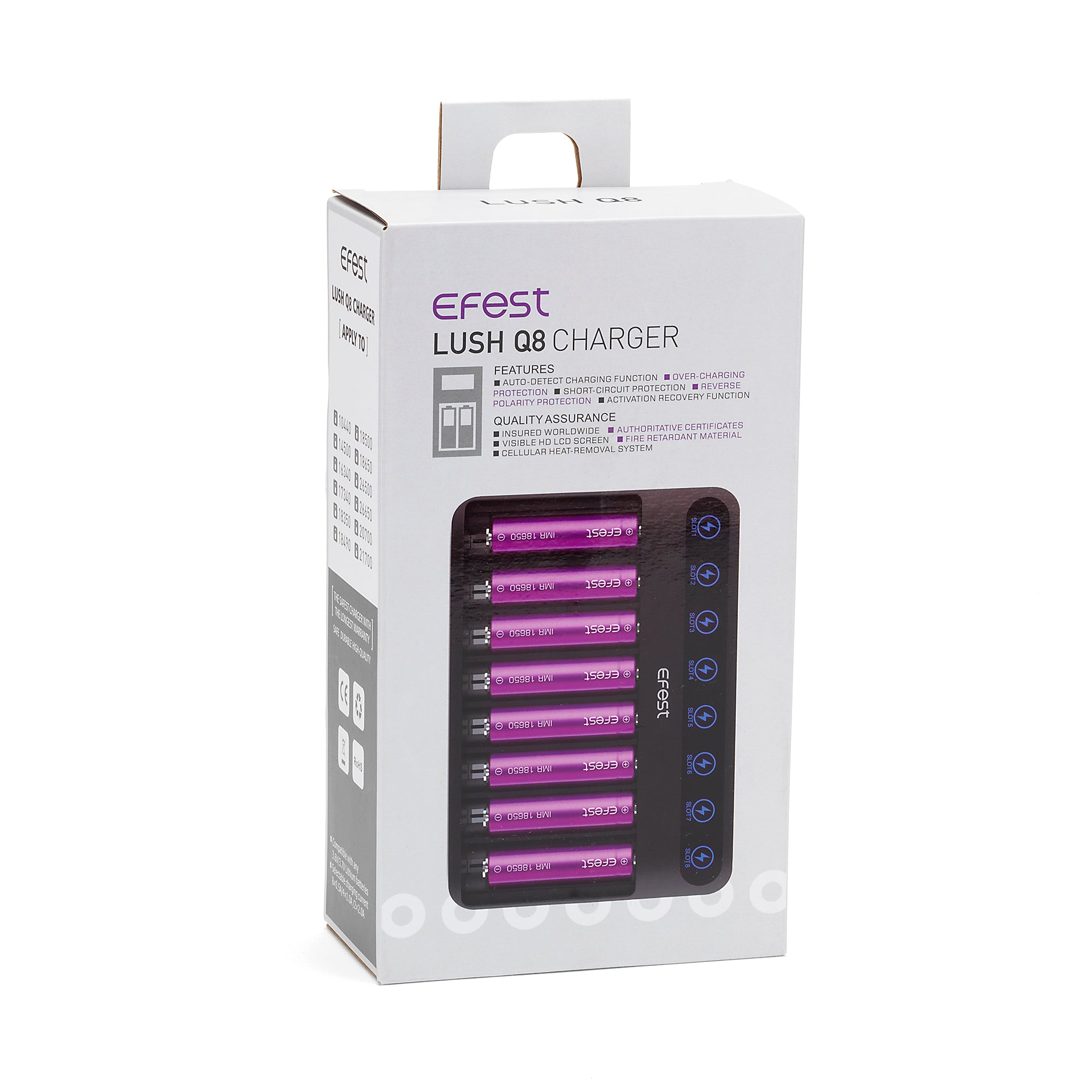 Efest LUSH Q8 Smart 8 Slot Battery Charger