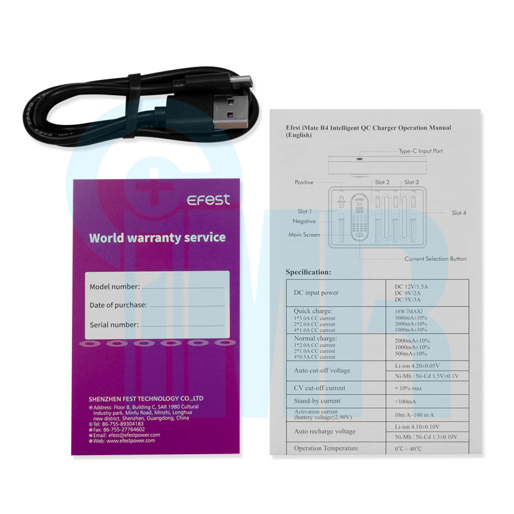 Efest iMate R4 Intelligent QC 4-Channel Charger