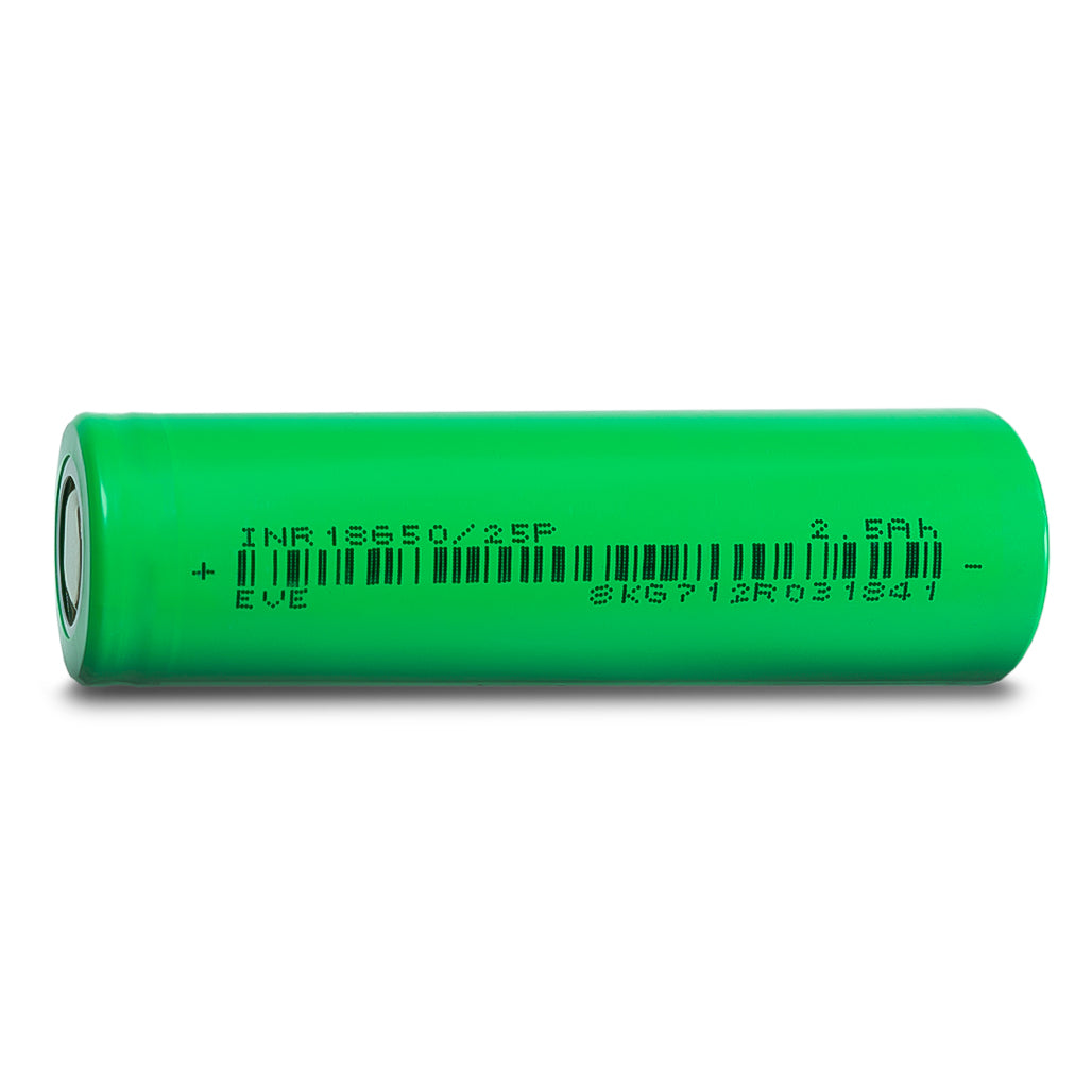 EVE 25P 18650 2500mAh 30A Battery