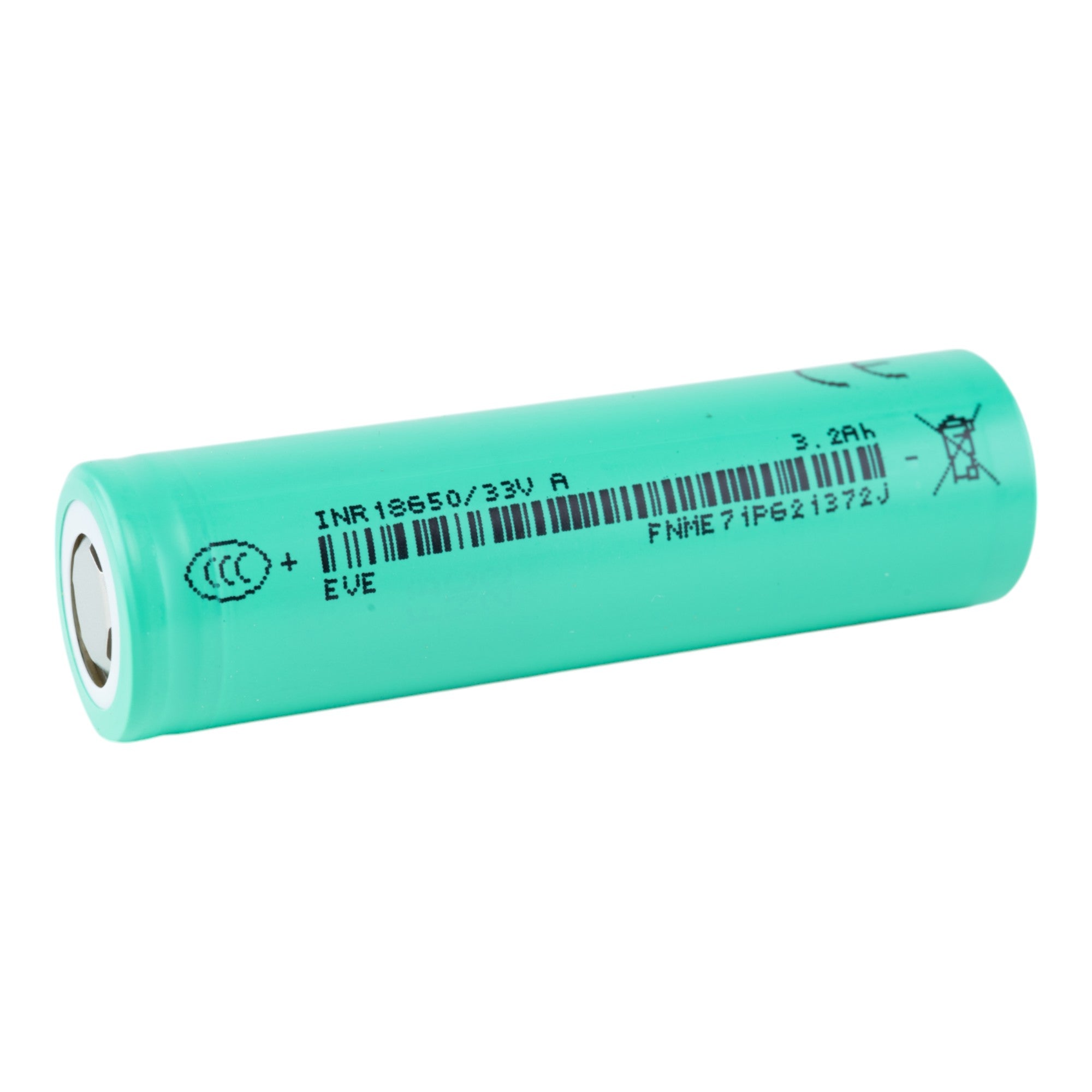 EVE 18650 33V 2500mAh Flat Top Rechargeable Battery