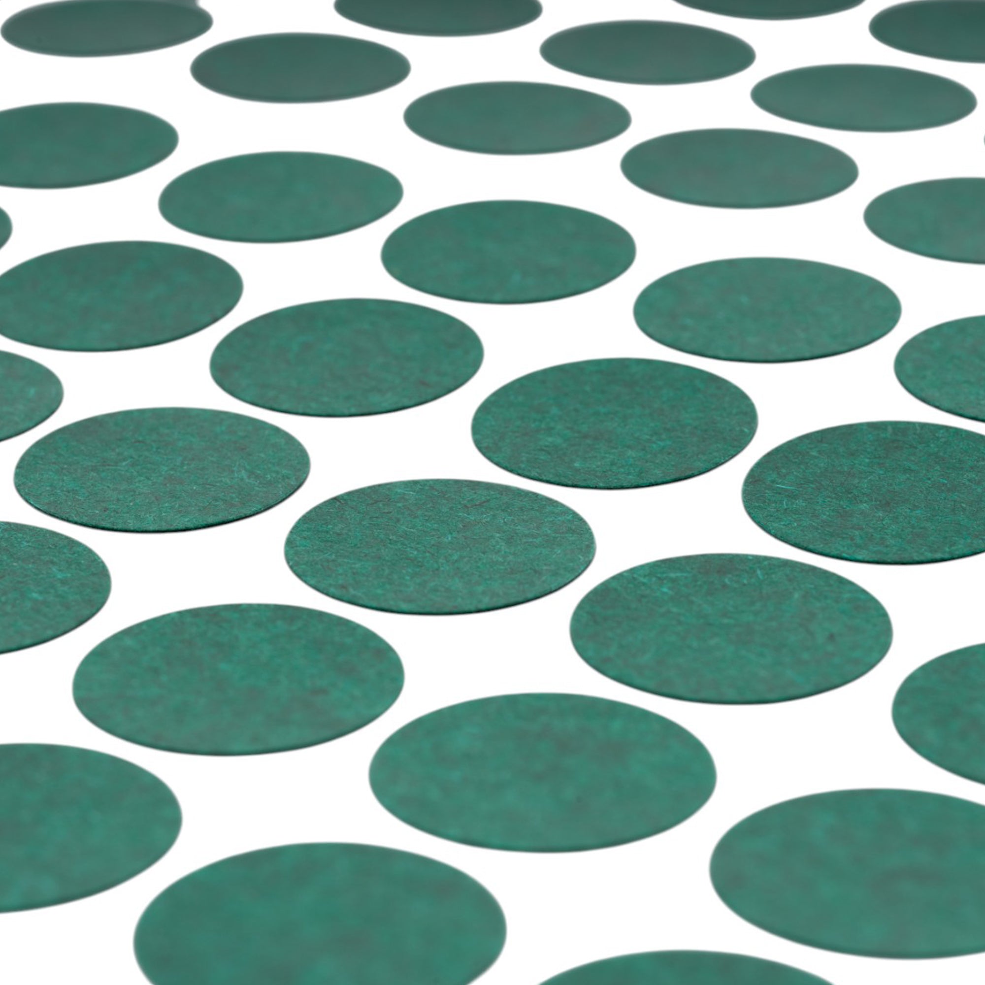 21700 Positive Terminal Fish Paper Rings – Solid Green