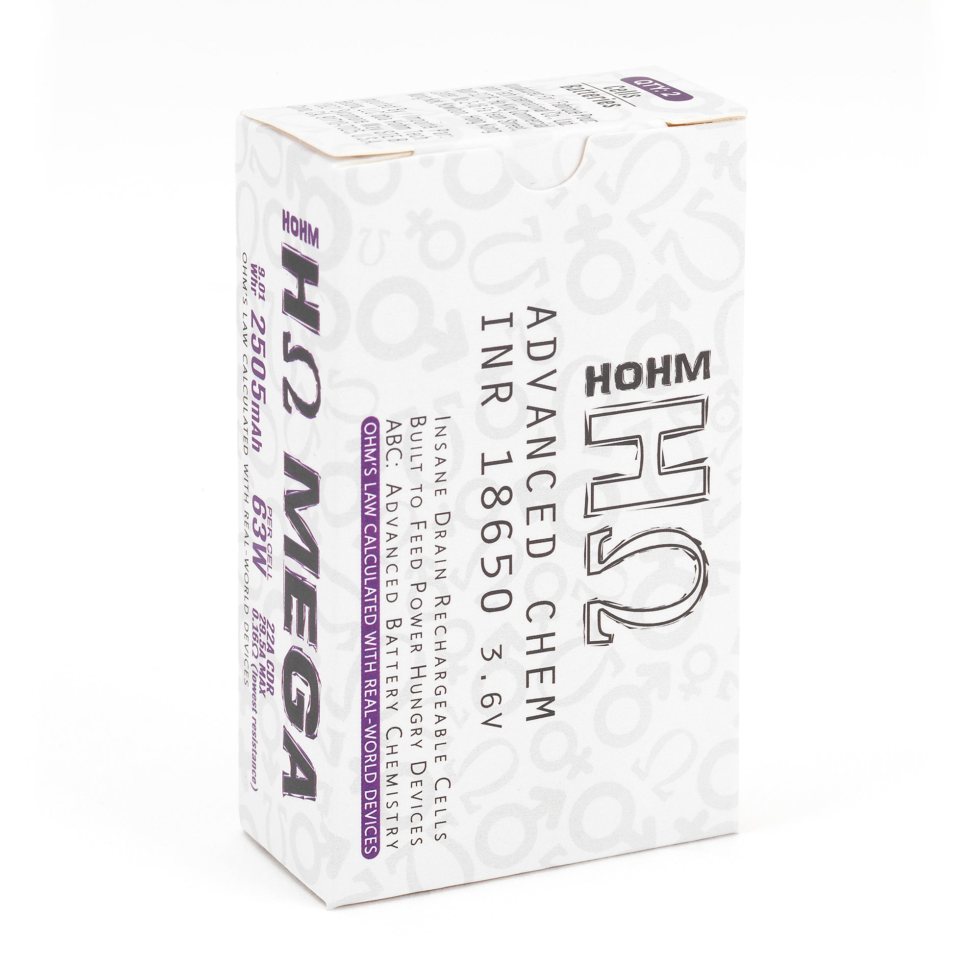 Hohm Mega 18650 High-Output 22A Lithium-Ion Cell