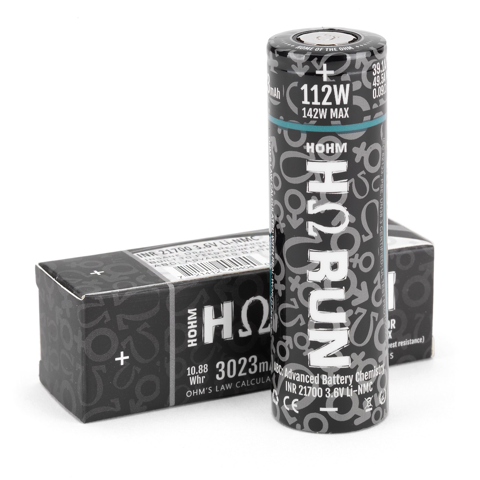 Hohm Tech 21700 Run 39.1A Rechargeable Battery