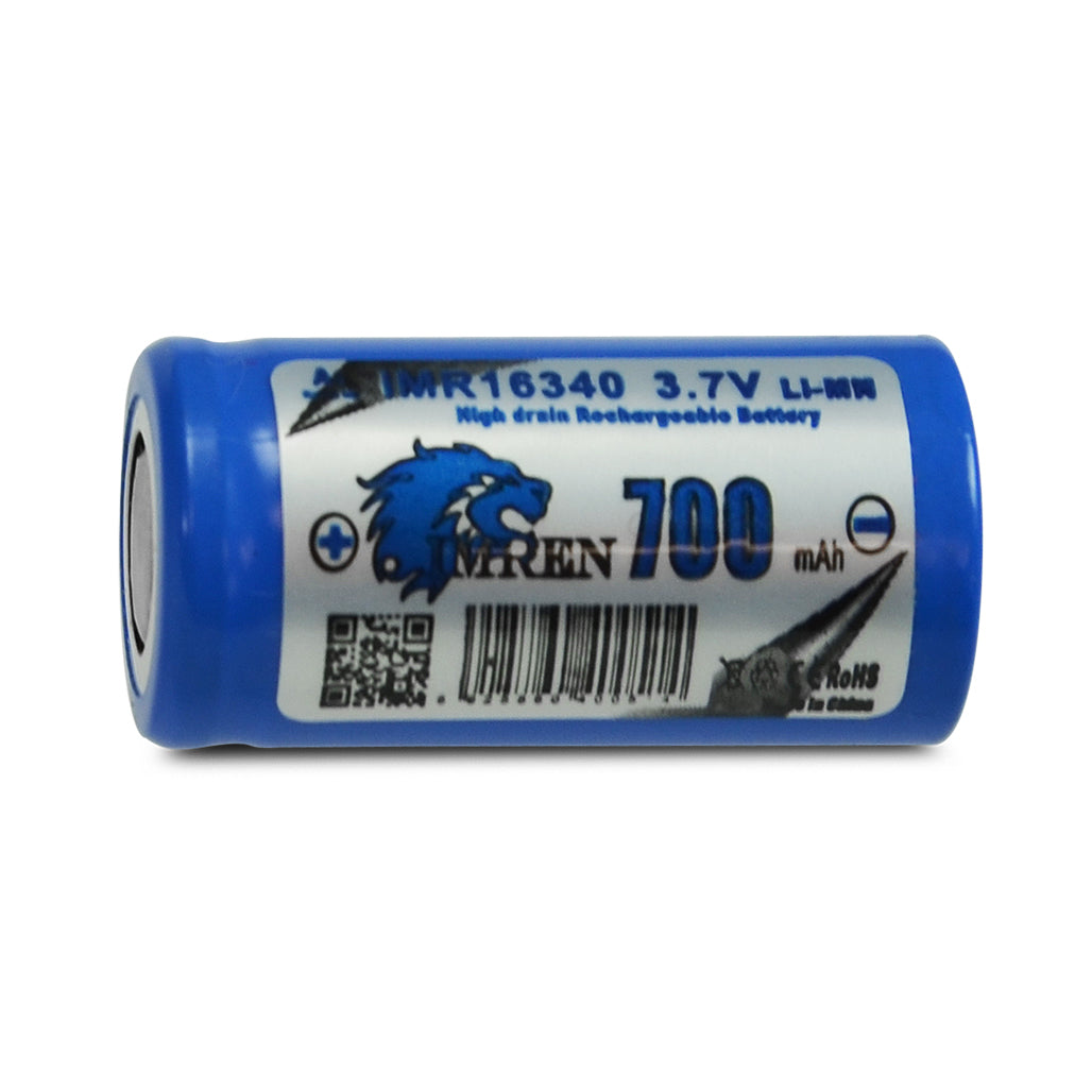 IMREN 16340 700mAh Battery