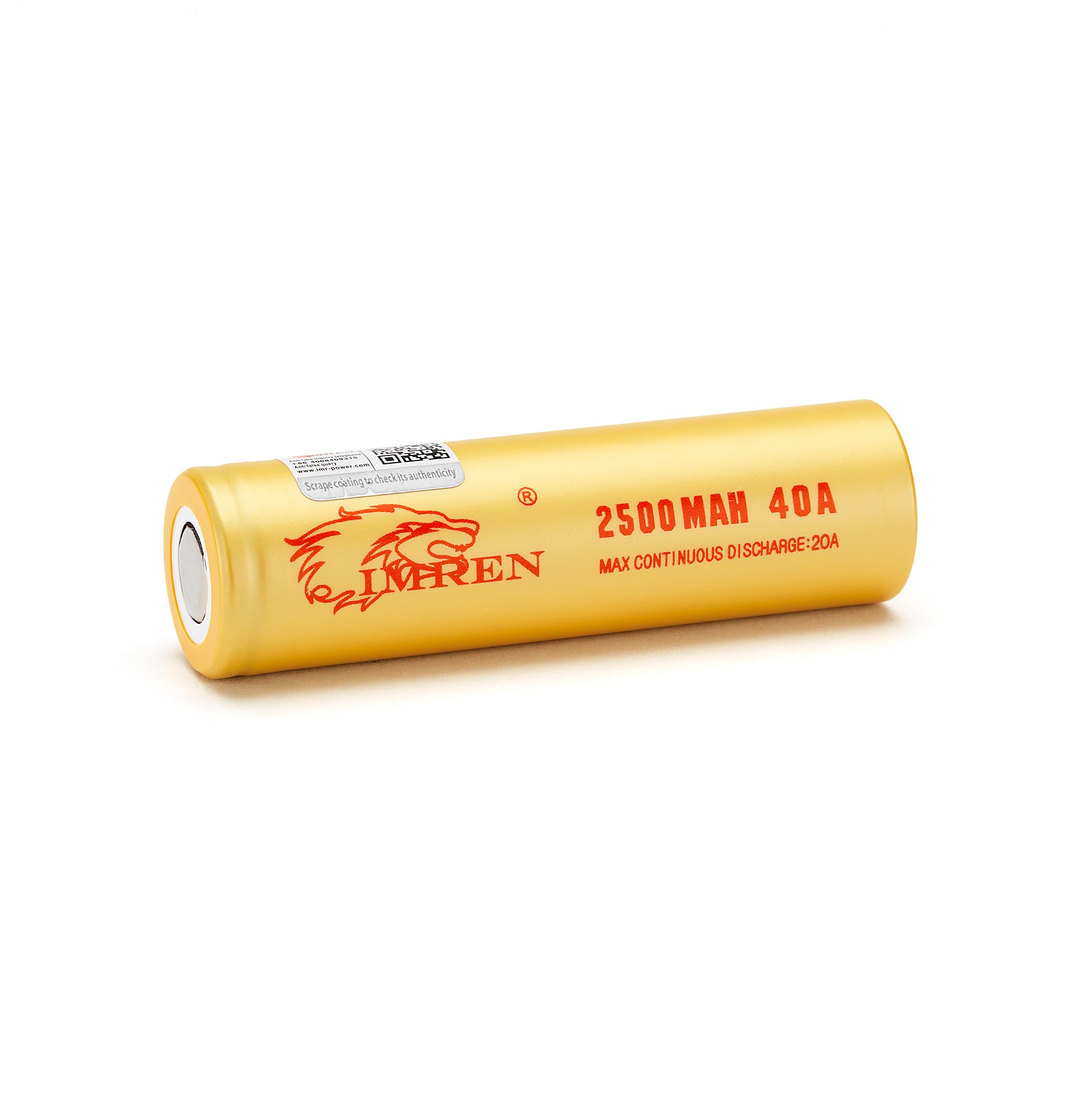 IMREN 18650 2500mAh Battery