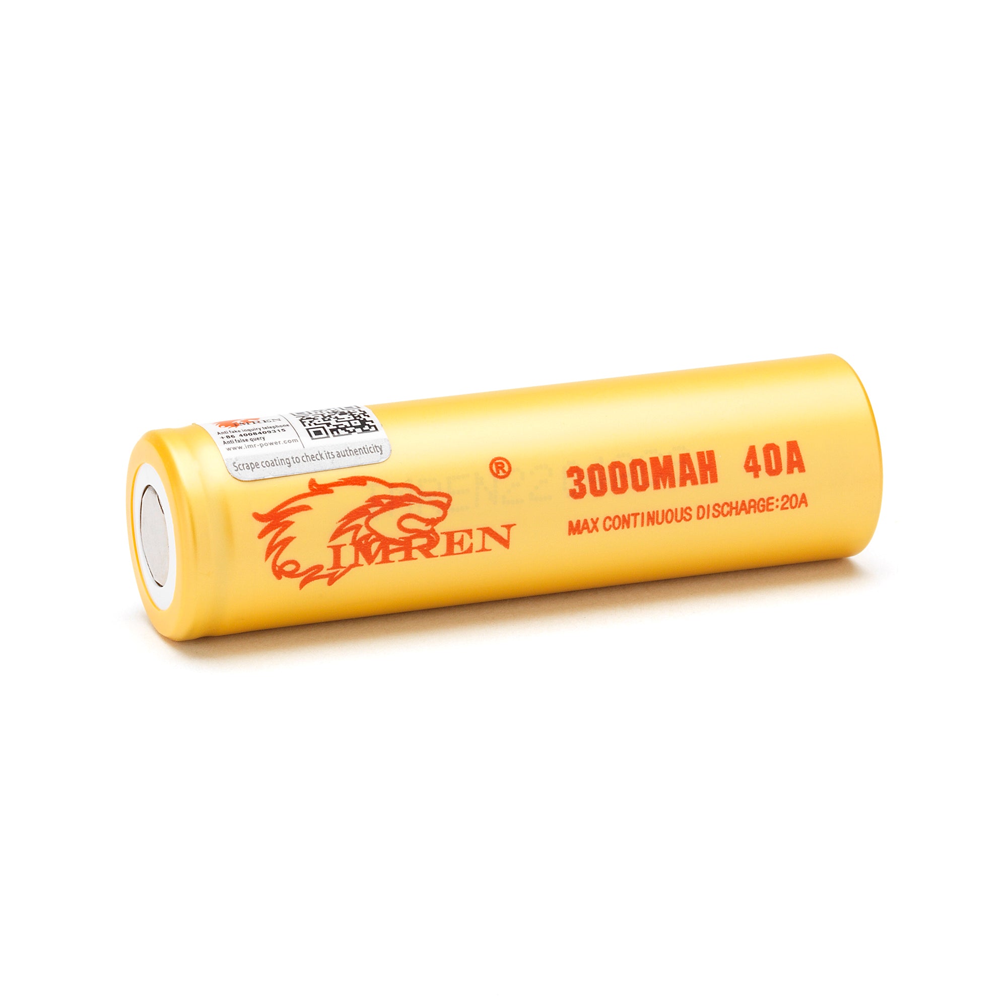 IMREN 18650 3000mAh Battery