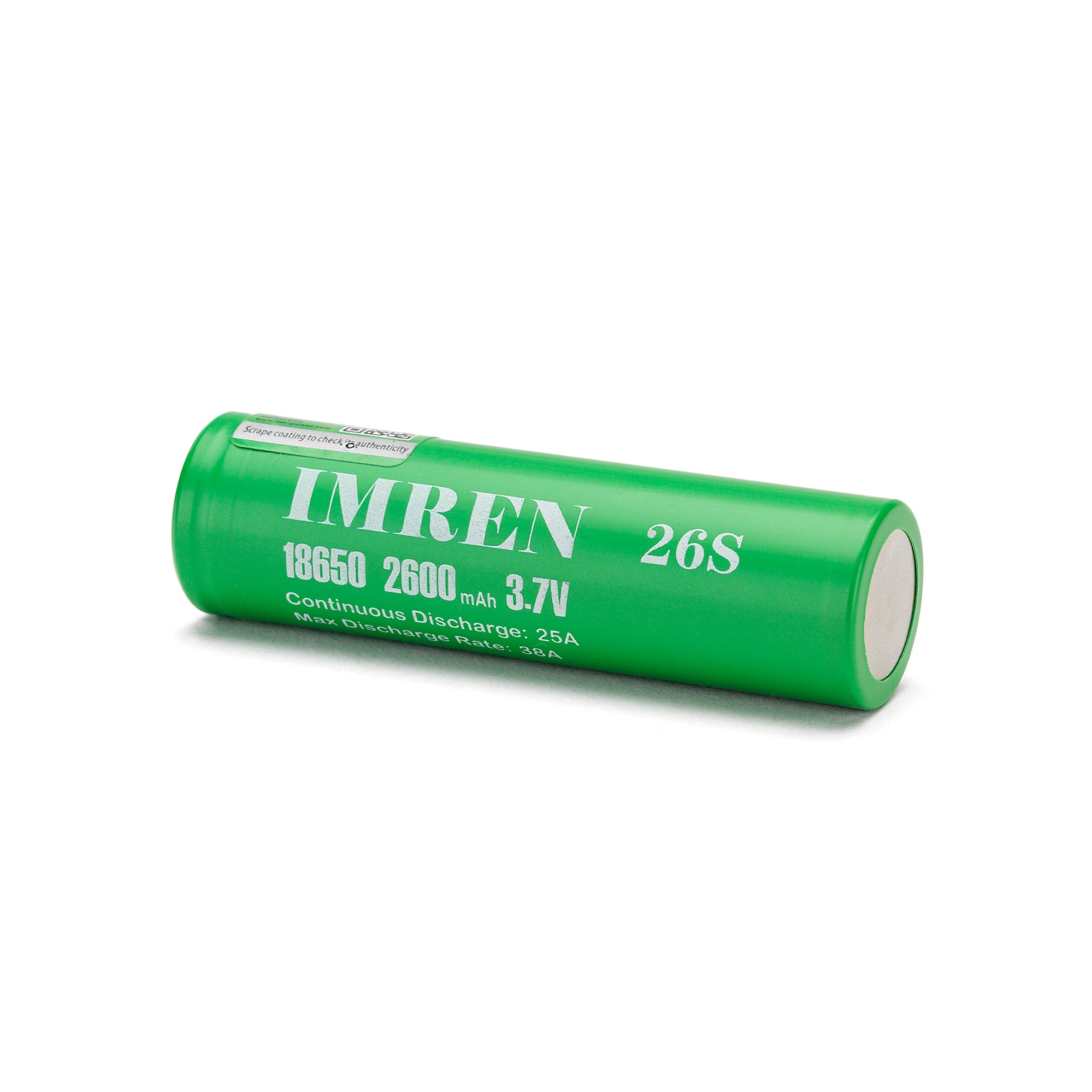 IMREN 26S 18650 2600mAh 25A Battery