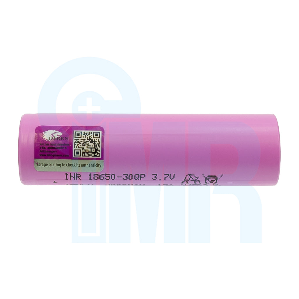 IMREN 30QP 18650 3000mAh 15A Battery