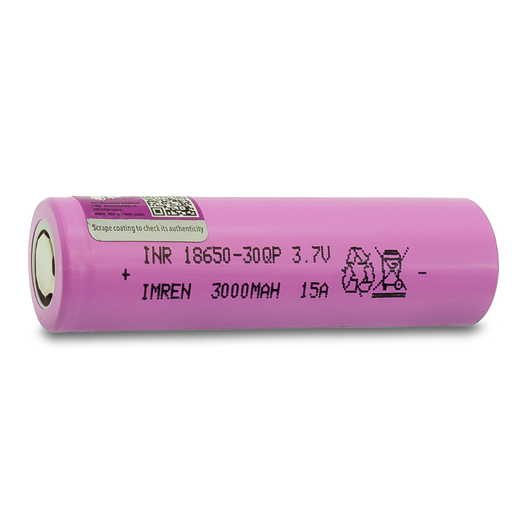 IMREN 30QP 18650 3000mAh 15A Battery