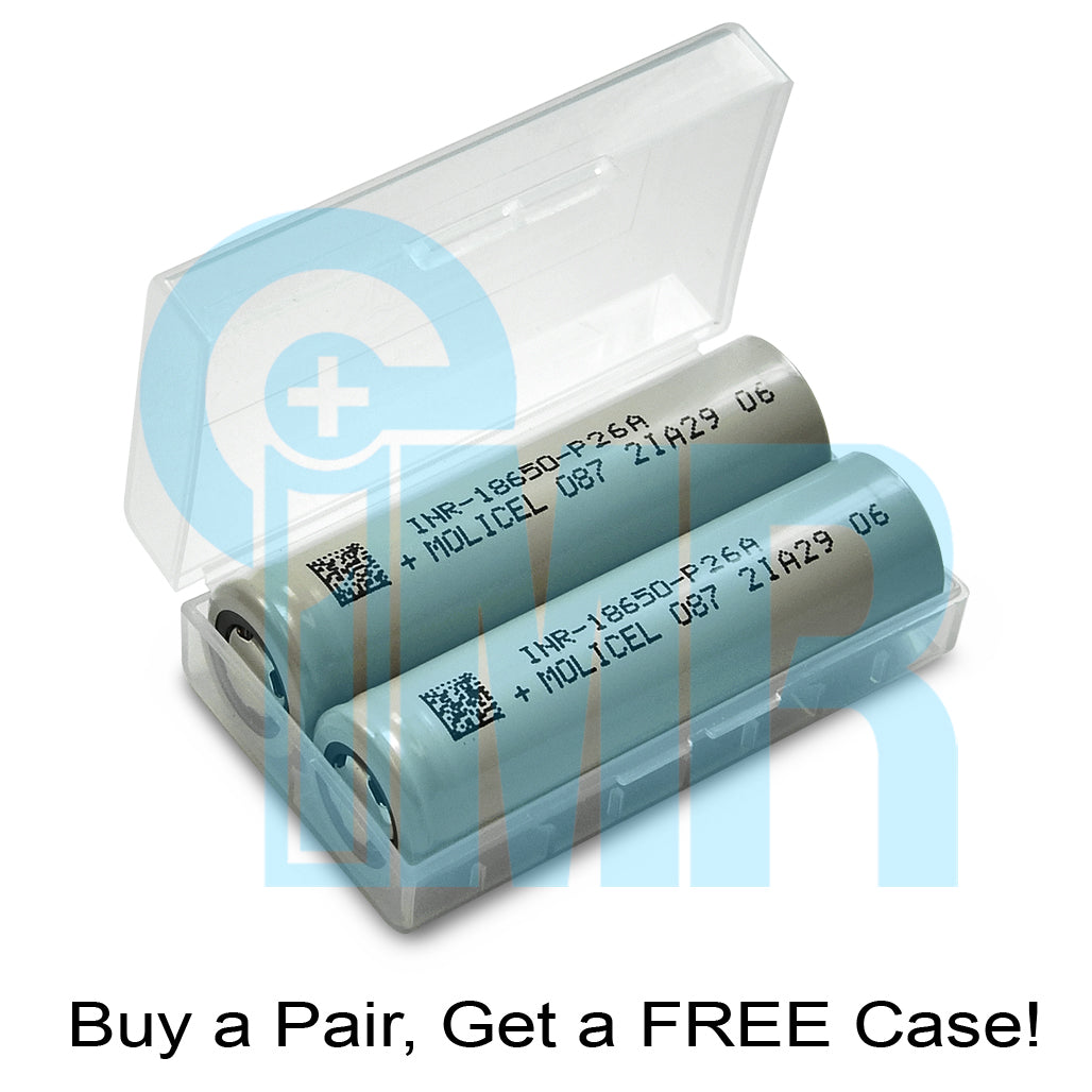 Molicel P26A 18650 2600mAh 35A Battery