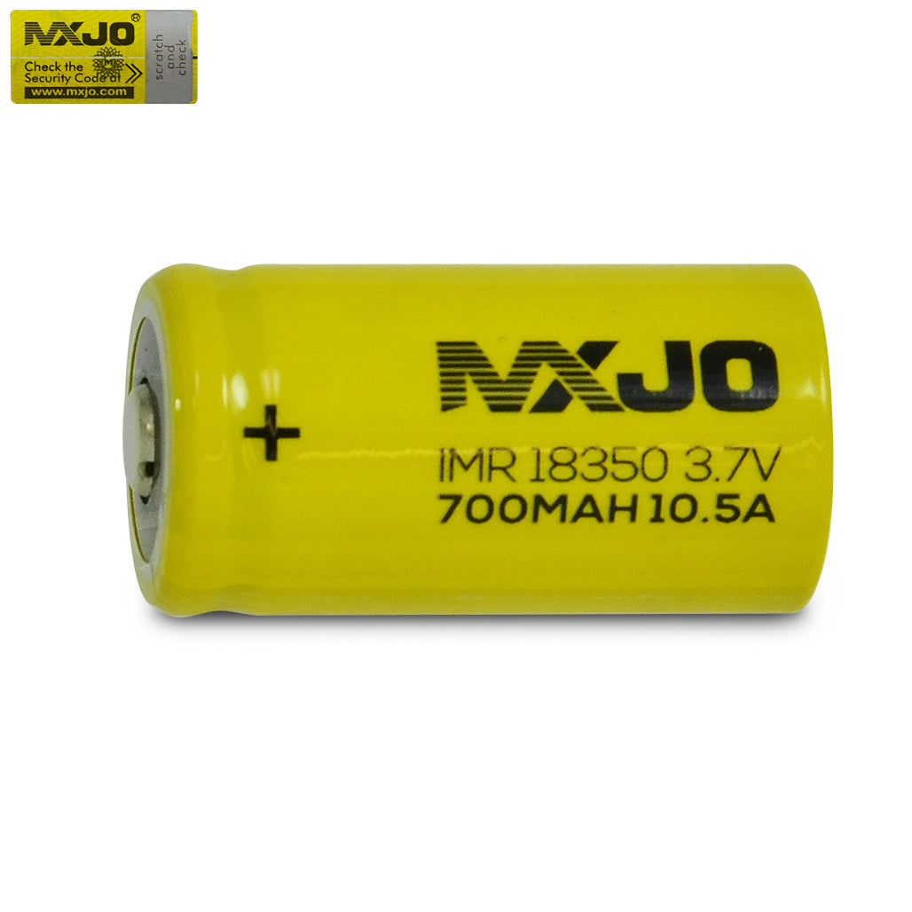 MXJO 18350 700mAh Battery - Button Top