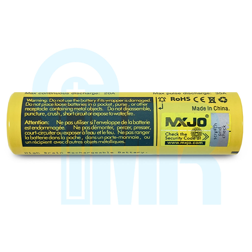 MXJO 18650 2500mAh 20A Battery