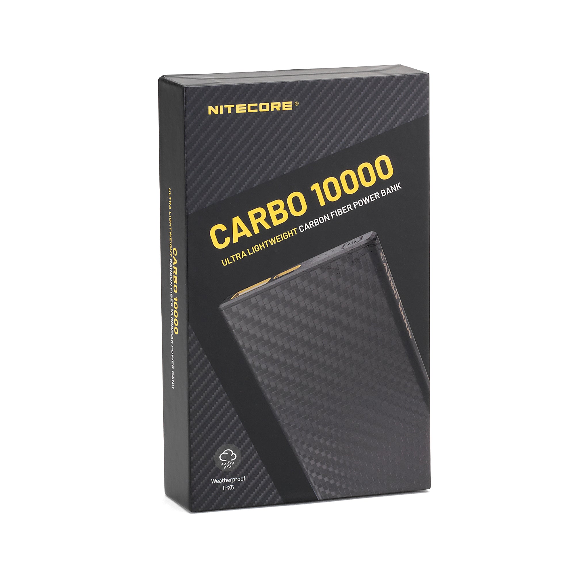 Nitecore CARBO 10000 Ultra Lightweight Power Bank - 10,000mAh